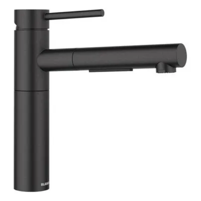 Väljatõmmatava dušiga köögisegisti BLANCO ALTA-S II, roostevaba teras, antratsiit kahetooniline, eemaldatav voolik