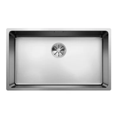 Allpaigaldatav roostevaba köögivalamu satiinviimistlusega BLANCO ANDANO 700-U, 1-kausiline, 80 cm alumisele kapile,