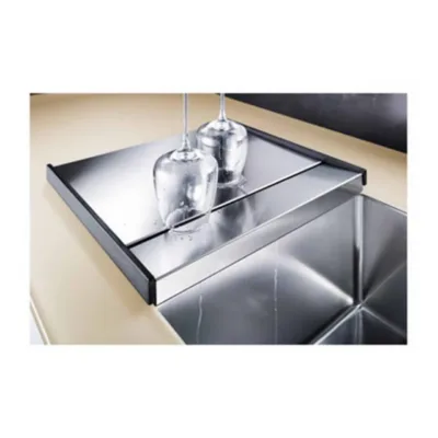 Roostevabast terasest nõretusalus valamule BLANCO Anlegbarer Tropf SteelArt, Blanco Open, universaalne, u 36 x 41,3 cm,