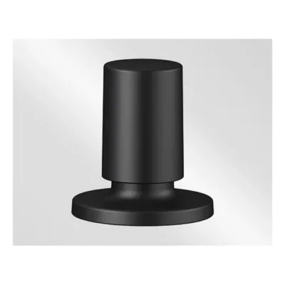 Valamu äravoolu pop-up juhtnupp ümmargune BLANCO Blanco Open, must matt