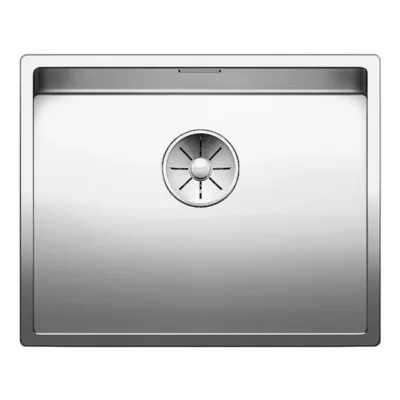 Allpaigaldatav roostevaba köögivalamu BLANCO CLARON 500-U InFino O.AF, 1-kausiline, satiinviimistlus, 60 cm aluskapile