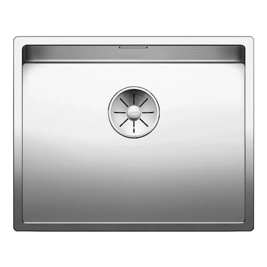 Allpaigaldatav roostevaba köögivalamu BLANCO CLARON 500-U InFino O.AF, 1-kausiline, satiinviimistlus, 60 cm aluskapile