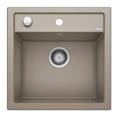 Graniitkomposiit köögivalamu BLANCO DALAGO 5, SILGRANIT PuraDur, Tartufo, 1-kausiline, 50 cm kapile, pealt- ja