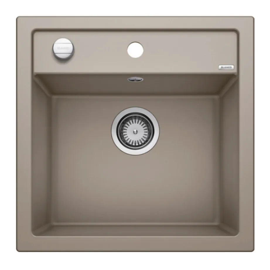Graniitkomposiit köögivalamu BLANCO DALAGO 5, SILGRANIT PuraDur, Tartufo, 1-kausiline, 50 cm kapile, pealt- ja alapaigaldus