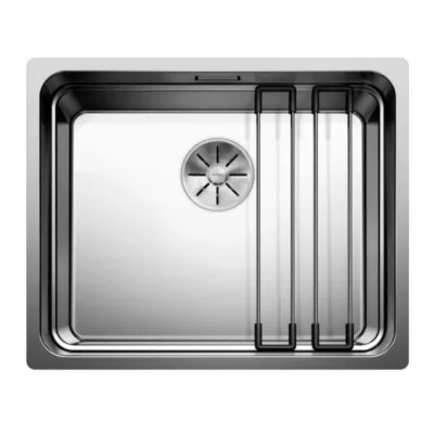 Aluspaigaldatav roostevaba köögivalamu BLANCO ETAGON 500-U InFino, satiinviimistlus, 1-kausiline, 60 cm kapile