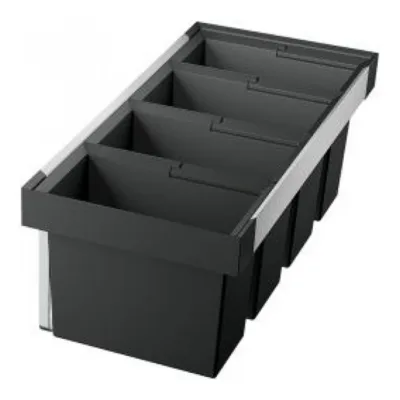 Jäätmete sorteerimissüsteem 90 cm kapile BLANCO FLEXON II LOW 90/4, köögimööblisse paigaldatav