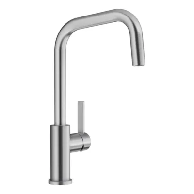 Ühehoovaga kõrgsurve köögisegisti 360° pöörleva väljavooluga BLANCO JANDORA HD, täisroostevaba, harjatud viimistlus