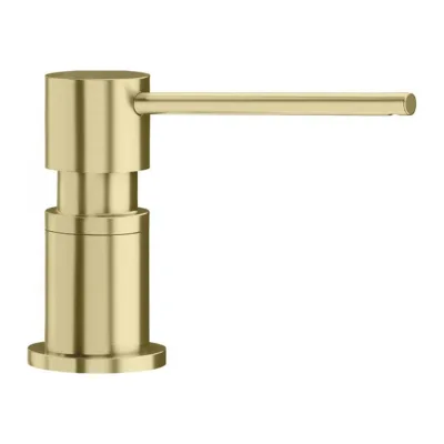 Tööplaasse paigaldatav seebidosaator BLANCO LATO, satiinkuldne, Blanco Open seeria, tarvik köögivalamule