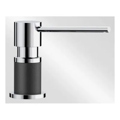 Valamule paigaldatav seebidosaator BLANCO LATO, antratsiit/kroom, u 300 ml, tööpinnale või valamule, sobib 35 mm