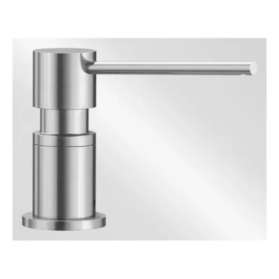 Köögivalamu seebidosaator PVD-terase viimistlusega BLANCO LATO, tarvik valamule, värv PVD Steel