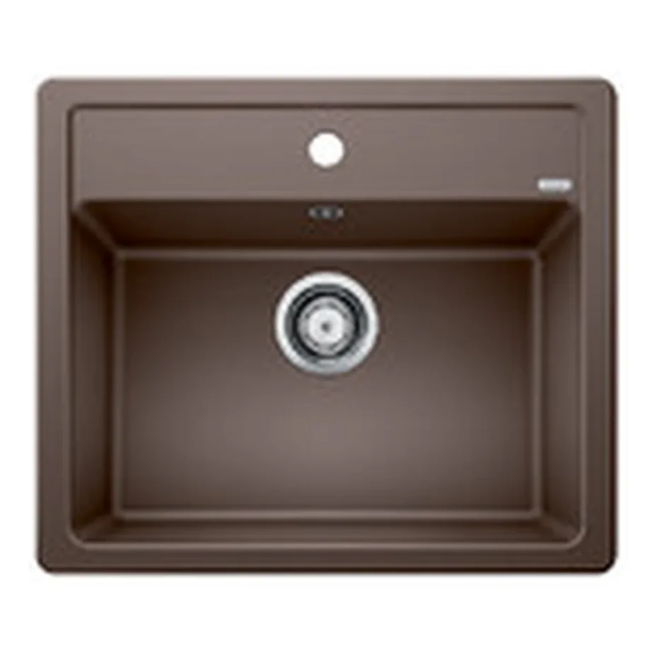 Silgranit köögivalamu 60 cm kapile BLANCO Legra 6 Coffee, pealtpaigaldus, 1-kausiline