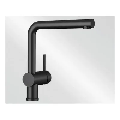 Köögivalamu kõrgsurve segisti must matt BLANCO LINUS HP, SILGRANIT