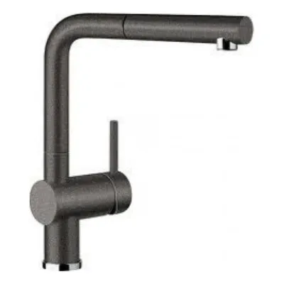 Väljatõmmatava voolikuga köögisegisti BLANCO LINUS-S Rock grey HD, Silgranit pind, kivihall