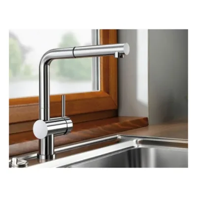 Väljatõmmatava voolikuga köögisegisti BLANCO LINUS-S HD, kroom, galvaniseeritud pind