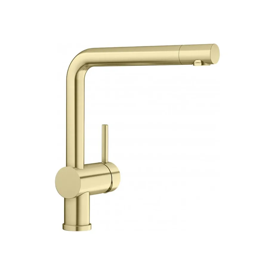 Köögivalamu segisti satiinkuldne roostevaba teras BLANCO LINUS Satin Gold HD, harjatud viimistlus, Blanco Open seeria