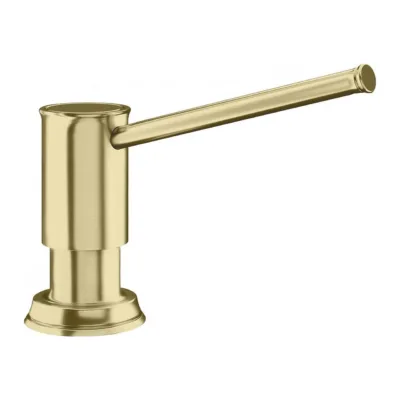 Sisseehitatav seebidosaator köögivalamule BLANCO LIVIA, satiinkuldne viimistlus