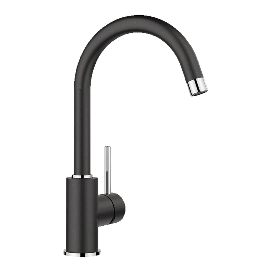 Köögisegisti Silgranit-viimistlusega BLANCO MIDA Anthracite HD, antratsiit, materjal SILGRANIT™