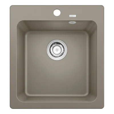 SILGRANIT köögivalamu BLANCO NAYA 45, 1-kausiline, Tartufo, sobib 45 cm kapile, pealt- ja altpaigaldus