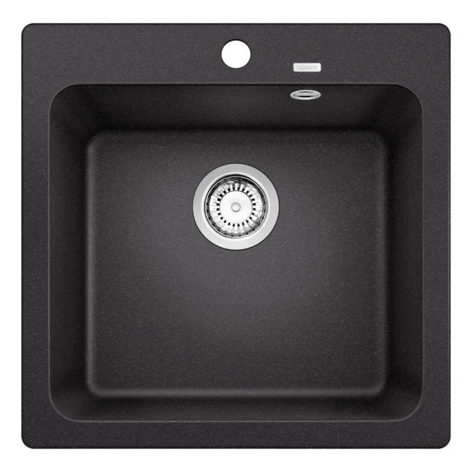 Silgranit-köögivalamu 1 kausiga BLANCO NAYA 5, antratsiit, sobib 50 cm kapile, pealt- ja altpaigaldus
