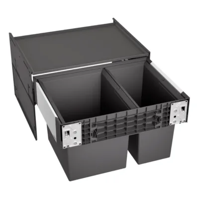 Väljatõmmatav jäätmete sorteerimissüsteem BLANCO SELECT II 60/2, 60 cm valamukapile, 2 prügikasti, u 49 L kogumaht