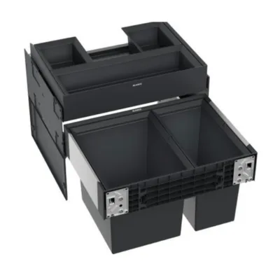 Jäätmete sorteerimissüsteem 60 cm alumisse köögikappi BLANCO SELECT II 60/2 Orga, Blanco Open seeria, sobib 60 cm kapile