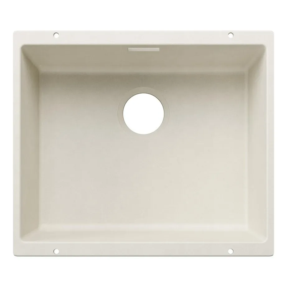 Allapoolt paigaldatav köögivalamu 60 cm kapile BLANCO SUBLINE 500-U, SILGRANIT, Soft white, 1-kausiline