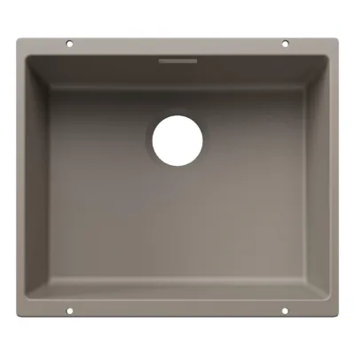 Allamonteeritav 1-kausiga köögivalamu BLANCO SUBLINE 500-U, Silgranit, 60 cm kapile, Tartufo