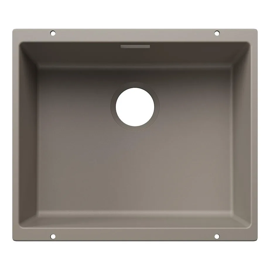 Allamonteeritav 1-kausiga köögivalamu BLANCO SUBLINE 500-U, Silgranit, 60 cm kapile, Tartufo