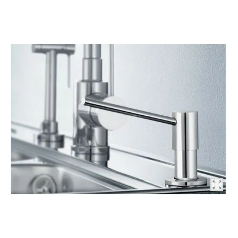 Sisseehitatav seebidosaator köögivalamule BLANCO TORRE, kroomviimistlus, 300 ml anum, pealt täidetav, sobib u 35 mm avaga tööpindadele