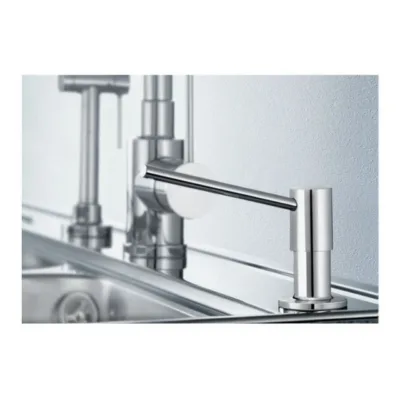 Valamusse või tööpinda paigaldatav seebi- ja nõudepesuvahendi dosaator BLANCO TORRE, u 300 ml, 35 mm ava, roostevaba