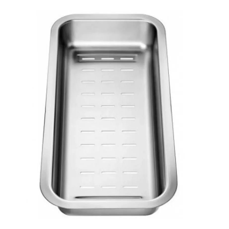 Multifunktsionaalne valamu nõrgumiskauss BLANCO ZENAR KSC, roostevaba teras, sobib Etagon, Zenar, Lexa 6 S ja Zia 6c valamutele, u 177×371 mm