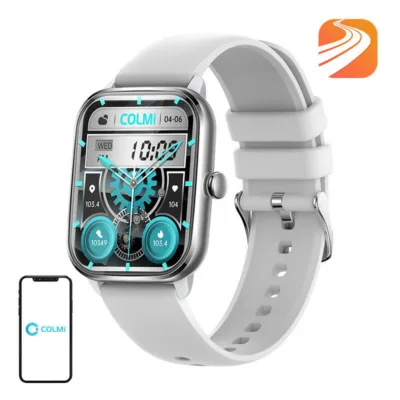Colmi C61 nutikell (hõbedane) – 1.9″ IPS, 240 × 280, Bluetooth‑kõned, IP67, kuni 7 päeva, 100+ spordirežiimi, Bluetooth