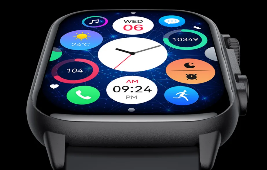 Colmi C81 nutikell, 2.0″ AMOLED, Bluetooth‑kõned, IP68, oranž, BT 5.0, 410 × 502 px, 250 mAh, 5–7 päeva, Android/iOS, 47 × 40 × 11 mm, 22 mm rihm – 3