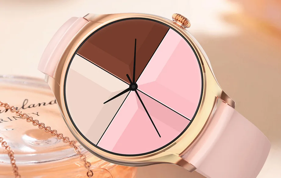 Nutikell kõnede ja tervisejälgimisega Colmi L10, 1,4″ IPS 360 × 360, IP67, 5–7 päeva aku, 225 mAh, Bluetooth 5.0, kuldne, 18 mm rihm, 39,5 × 39,5 × 10 mm, iOS/Android, FitCloudPro – 2