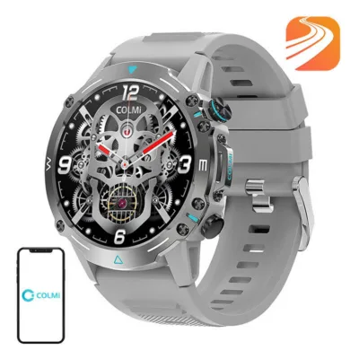 Vastupidav nutikell IP68 ja Bluetooth‑kõnedega Colmi M42, 1,43″ AMOLED 466 × 466, 410 mAh, –40 kuni +55 °C, AOD, 22 mm