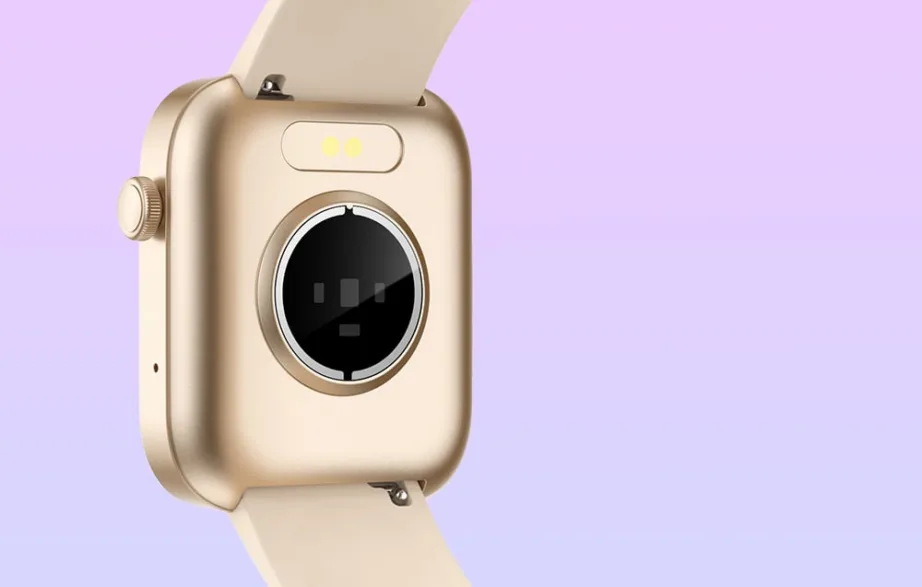 Colmi P71 nutikell, 1,9″ IPS-ekraan, Bluetooth 5.1, kõned, 240×284, 100+ spordirežiimi, pulss, SpO2, uni, IP68, 230 mAh aku kuni 7 päeva, 39 g, 22 mm silikoonrihm, kuldne, Android/iOS – 4