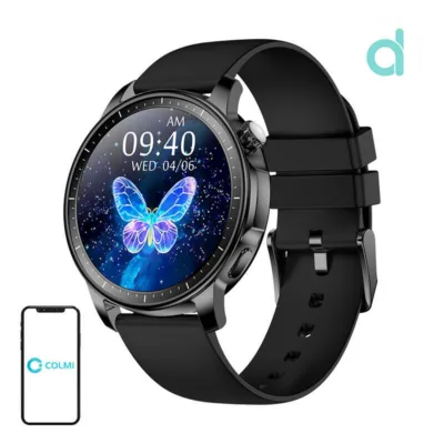 COLMi V65 nutikell, 1,32″ AMOLED 466 × 466, Bluetooth‑kõned, alati sisselülitatud ekraan, IP68, Bluetooth 5.0, 230 mAh,