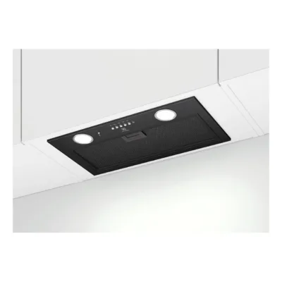 Integreeritav õhupuhasti Hob2Hood ja LED-valgustusega ELECTROLUX CFG526R, 55 cm, väljatõmme kuni 600 m³/h, must matt,
