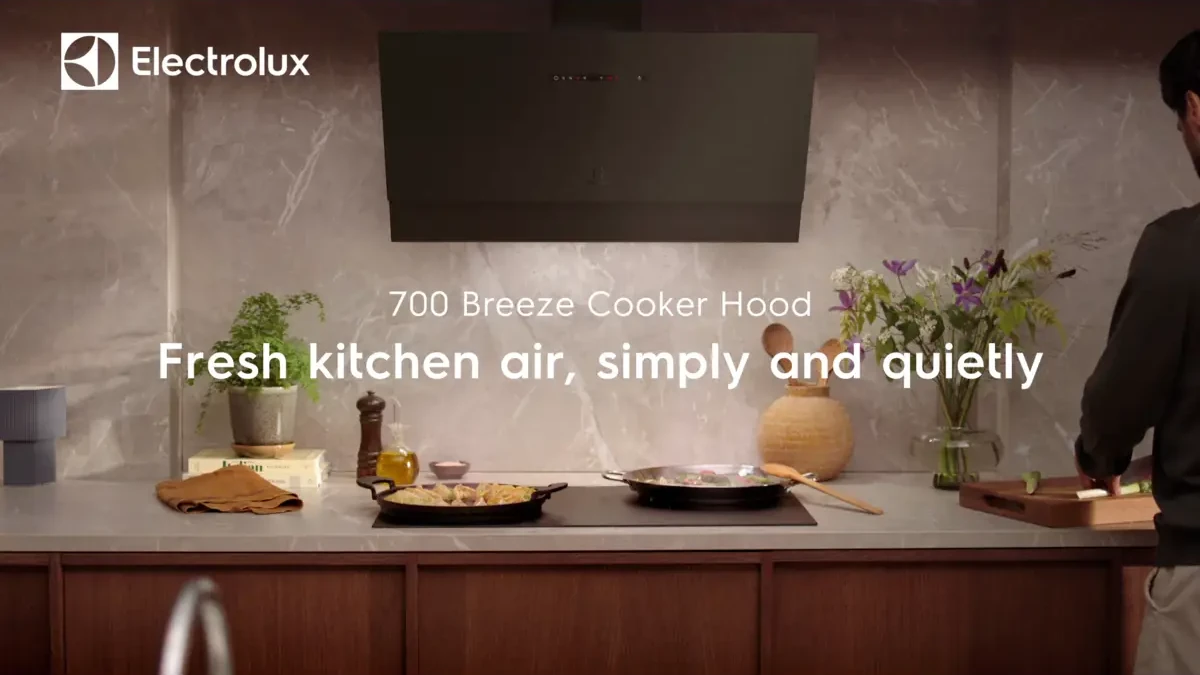 Electrolux CFG526R õhupuhasti Hob2Hood automaatse juhtimisega köögis