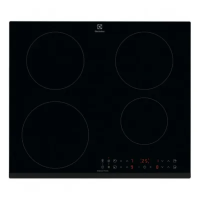 Integreeritav induktsioonpliidiplaat 60 cm 4 tsooniga ELECTROLUX CIR60433, 7200 W, must vitrokeramika klaas,