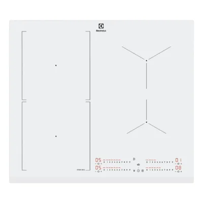 Induktsioonpliidiplaat keemiseanduri ja Bridge-tsooniga ELECTROLUX CIS62450FW, 60 cm, 4 tsooni, 7200 W, puutejuhtimine,