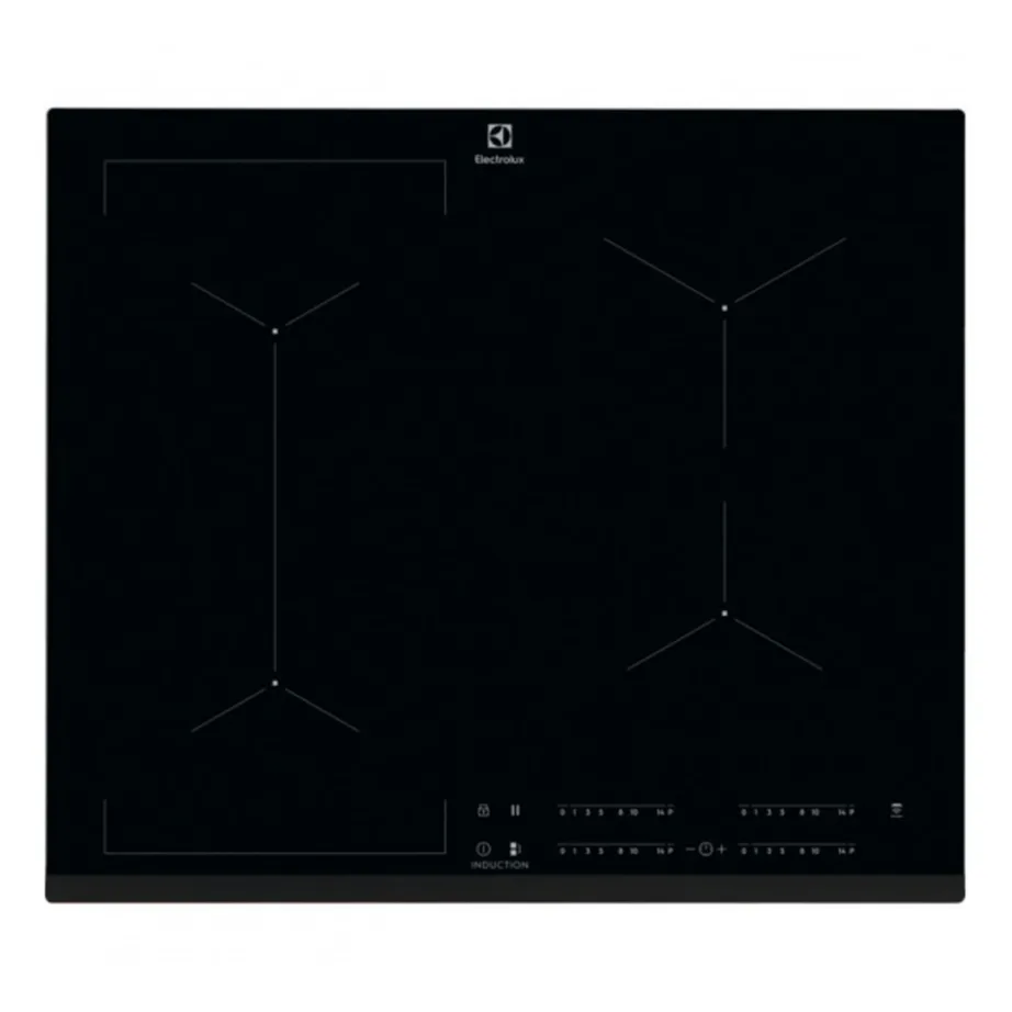 Integreeritav induktsioonpliidiplaat Bridge-tsooni ja Hob2Hoodiga ELECTROLUX CIV634, 60 cm, 4 tsooni, PowerBoost, puuteliugur, 7350 W, must