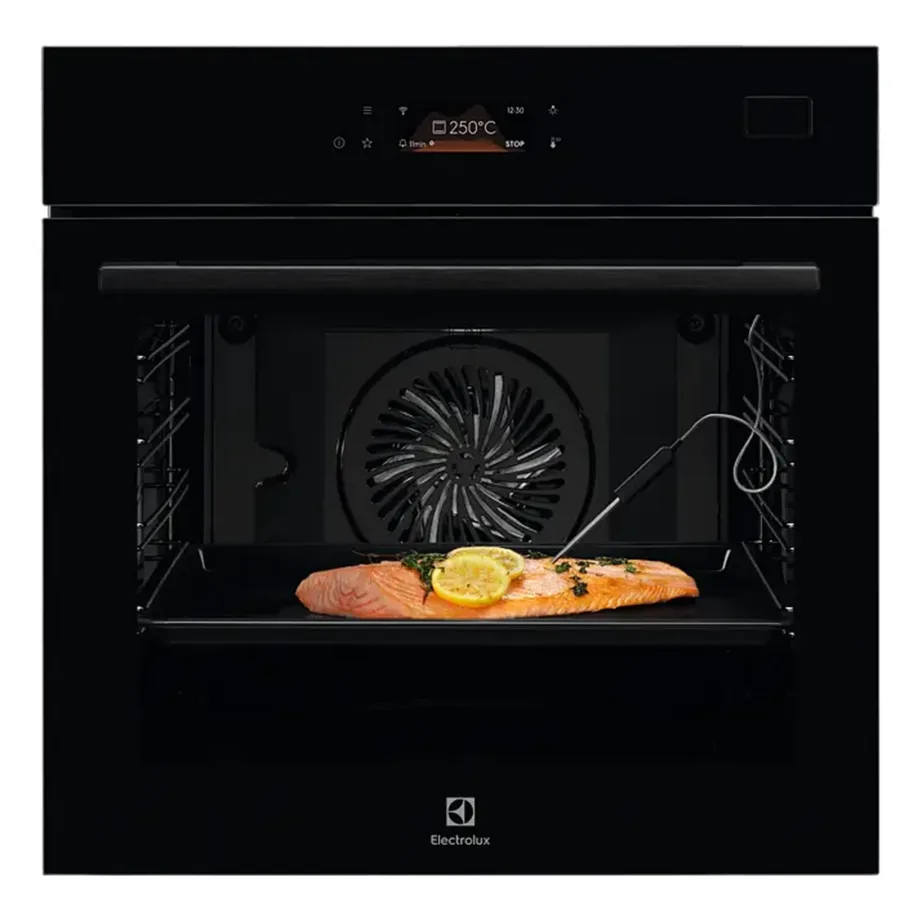 Integreeritav täisauruahi Wi-Fi ja lihatermomeetriga ELECTROLUX COB8S39WZ, 70 l, A++, 60 cm, SteamBoost, Steamify, TFT puutejuhtimine, must, aurupuhastus – 3
