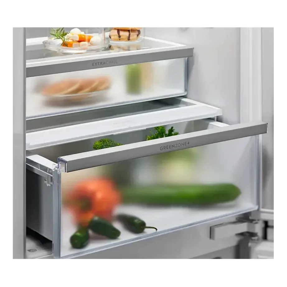 Integreeritav No Frost külmik alumise sügavkülmaga ELECTROLUX E6MNCE19S, 60 cm, 207+62 l, liughinged, E-kl, 37 dB, valge – 12