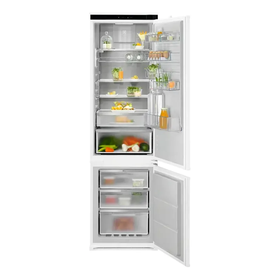 Integreeritav No Frost külmik alumise sügavkülmaga ELECTROLUX E6MNCE19S, 60 cm, 207+62 l, liughinged, E-kl, 37 dB, valge – 3