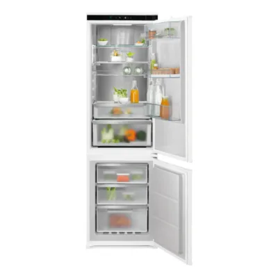 Integreeritav No Frost külmik alumise sügavkülmaga ELECTROLUX E8MNCD18S, 192+61 l, 177.2 cm, D-klassi, liughinged