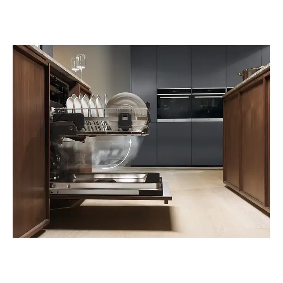 Integreeritav nõudepesumasin ComfortLift ja Wi-Fi-ga ELECTROLUX EEC87400W, 60 cm, 14 nõudekomplekti, 42 dB, 8 programmi, roostevaba sisemus, TimeBeam, sisemine valgustus, libisevad hinged – 15