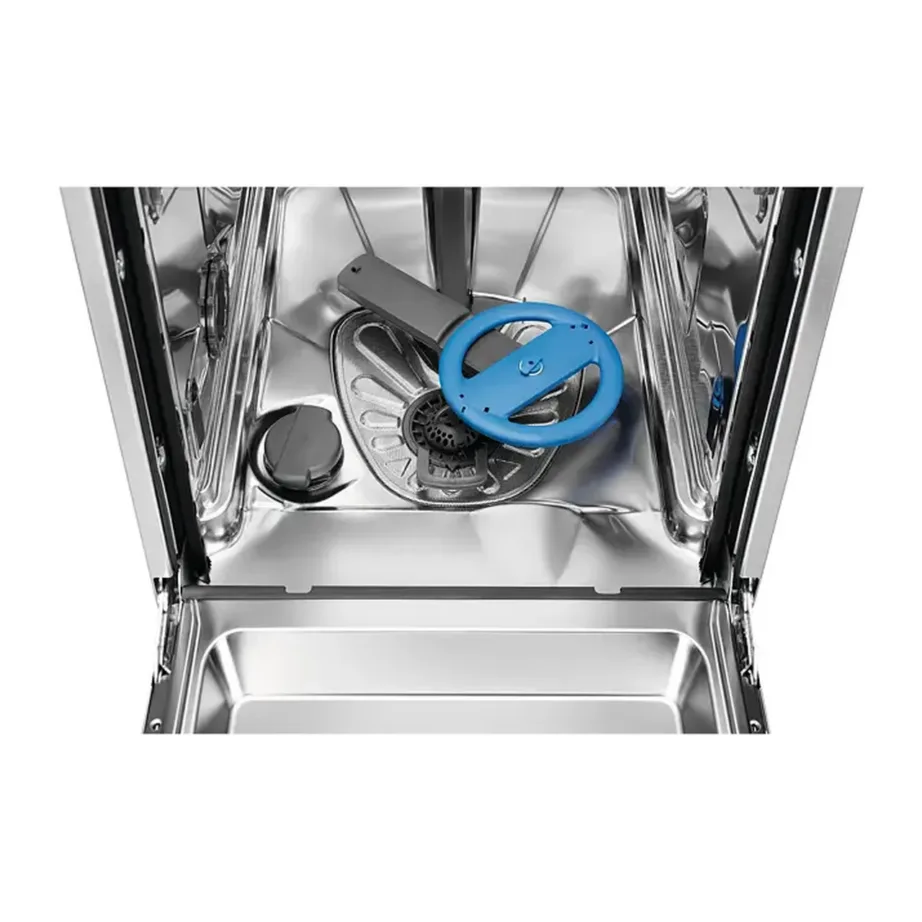 Täisintegreeritav 45 cm nõudepesumasin 9 komplektile ELECTROLUX EEG62300L, D energiaklass, 44 dB, 8 programmi, roostevaba sisemus, AirDry automaatne ukseavaja, ajaprojektsioon põrandale – 7