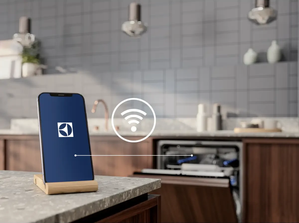 Electrolux EEG69420W nõudepesumasina juhtimine QuickSelecti ja Wi Fi nutirakenduse kaudu