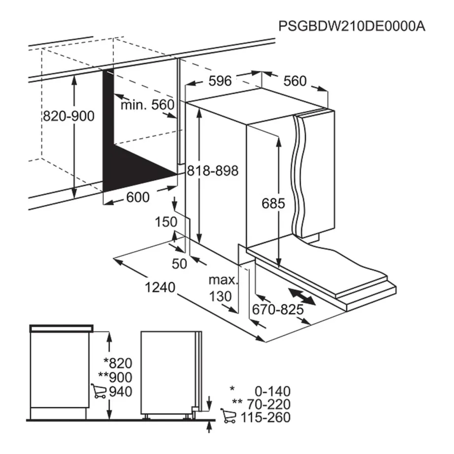 Integreeritav nõudepesumasin A-klassi, Wi-Fi ja klaasihooldusega Electrolux EEG88700W, 60 cm, 14 komplekti, 42 dB, 8 programmi, roostevaba sisekorpus – 9